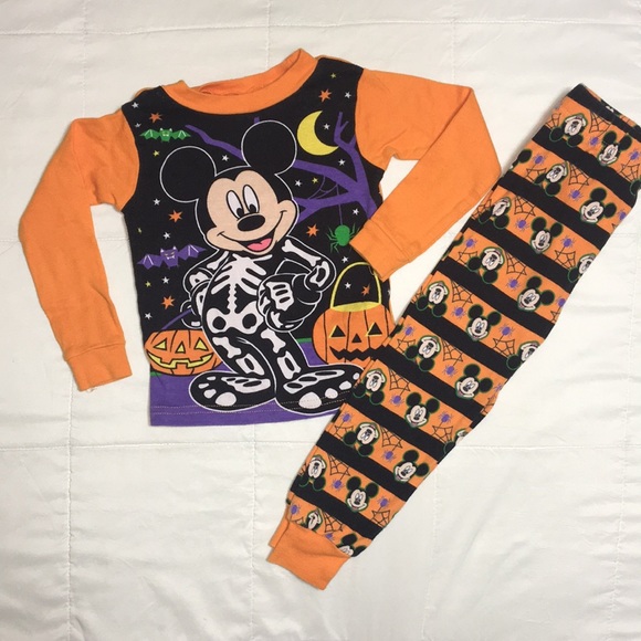 mickey mouse halloween pajamas size 3t